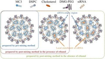 NMR-based analysis of impact of siRNA mixing conditions on internal structure of siRNA-loaded LNP