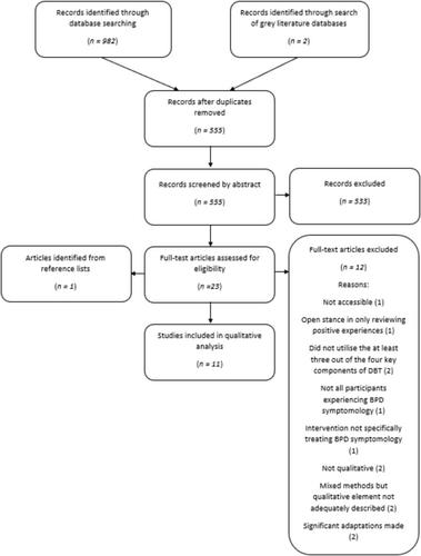 Perceived Change Processes in Dialectical Behaviour Therapy From the Perspective of Clients With a Diagnosis or Traits of Borderline Personality Disorder: A Systematic Literature Review