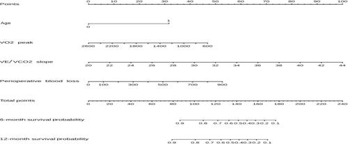 Based on Cardiopulmonary Exercise Testing to Construct and Validate Nomogram of Long-Term Prognosis Within 12 Months for NSCLC