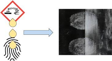 The effect of products containing high concentration corrosive substances on the recovery of fingermarks from non-porous surfaces