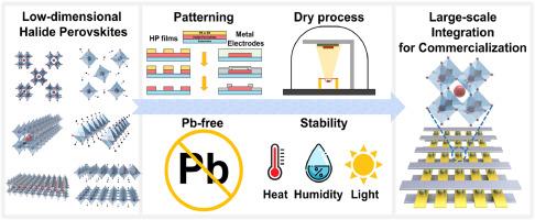 Low-dimensional halide perovskites for advanced electronics