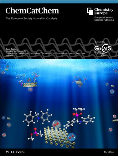 Cover Feature: Organo-Soluble Colloidal MoS2 Quantum Dots (QDs) as an Efficient Photocatalyst for α-Amino Phosphonate Synthesis (ChemCatChem 15/2024)