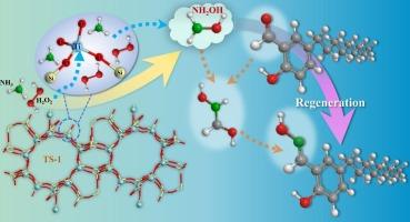 Efficient ammoximation and regeneration of degraded hydroxyoxime CP150 over TS-1 molecular sieve/H2O2 system and reuse for solvent extraction of Cu(II)