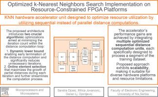 Optimized k-Nearest neighbors search implementation on resource-constrained FPGA platforms