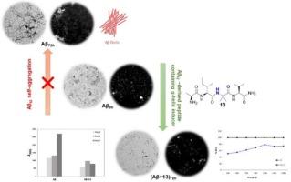 Synthesis and mechanistic study of Aβ42 C-terminus domain derived tetrapeptides that inhibit Alzheimer’s Aβ-aggregation-induced neurotoxicity