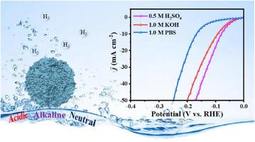 Myrica rubra-like P–Co1-xS/C as an efficient catalyst for all-pH hydrogen evolution reaction