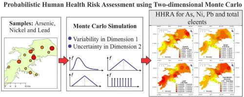 Probabilistic human health risk assessment for arsenic, nickel and lead exposures based on two-dimensional Monte Carlo simulation