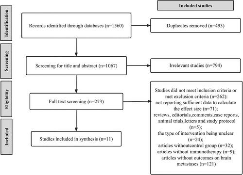 Comparative Efficacy and Safety of Immunotherapy on Non–Small Cell Lung Cancer Patients With Brain Metastases: A Systematic Review and Network Meta-Analysis