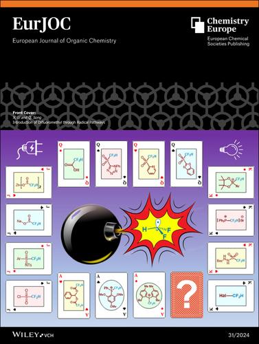 Front Cover: Introduction of Difluoromethyl Through Radical Pathways (Eur. J. Org. Chem. 31/2024)