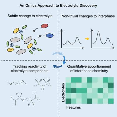 Omics-enabled understanding of electric aircraft battery electrolytes