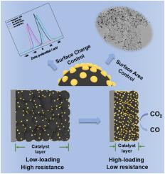 High-loading Au nanoparticles on carbon by engineering surface charge and specific surface area of substrates