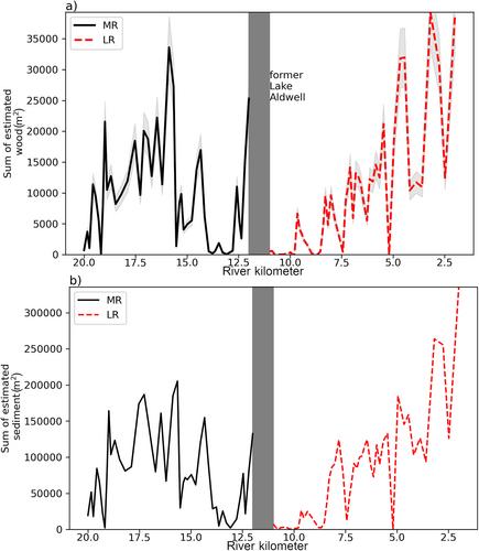 Remote Sensing Large-Wood Storage Downstream of Reservoirs During and After Dam Removal: Elwha River, Washington, USA