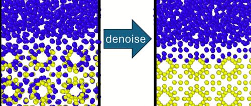 Ice Phase Classification Made Easy with Score-Based Denoising