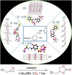 Solvent-free CO2 cycloaddition by one- and two-dimensional sodium coordination polymers based on hydrazonic ligands