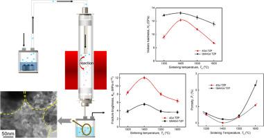 Effect of gadolinia–stabilized zirconia nanoparticles manufactured from Mist CVD on the mechanical properties of ceramics sintered by SPS