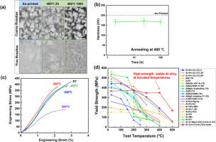 High-temperature tensile behaviors of an ultra-strong aluminum alloy fabricated by additive manufacturing