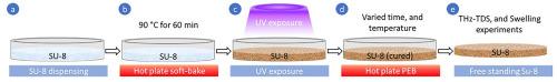 Influence of SU-8 curing parameters on the terahertz absorption characteristics