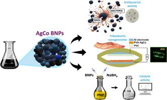 Robust Ag-Co bimetallic nanoparticles: Dual role in catalytic and triboelectric performance