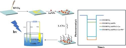 Sensitive photoelectrochemical detection of Cr(Ⅵ) based on the suppression of background photocurrent