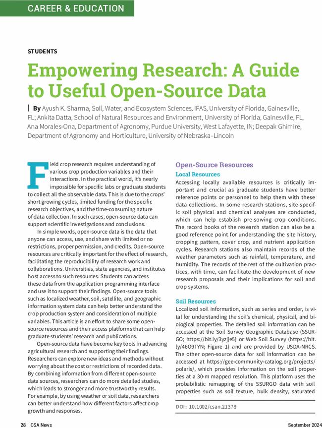 Empowering Research: A Guide to Useful Open-Source Data