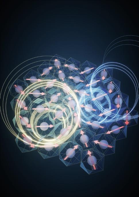 Magnetoelectric oscillations go giant in a van der Waals multiferroic