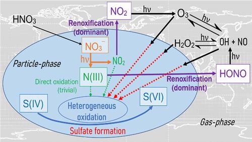 Global Impact of Particulate Nitrate Photolysis on Fine Sulfate Aerosol