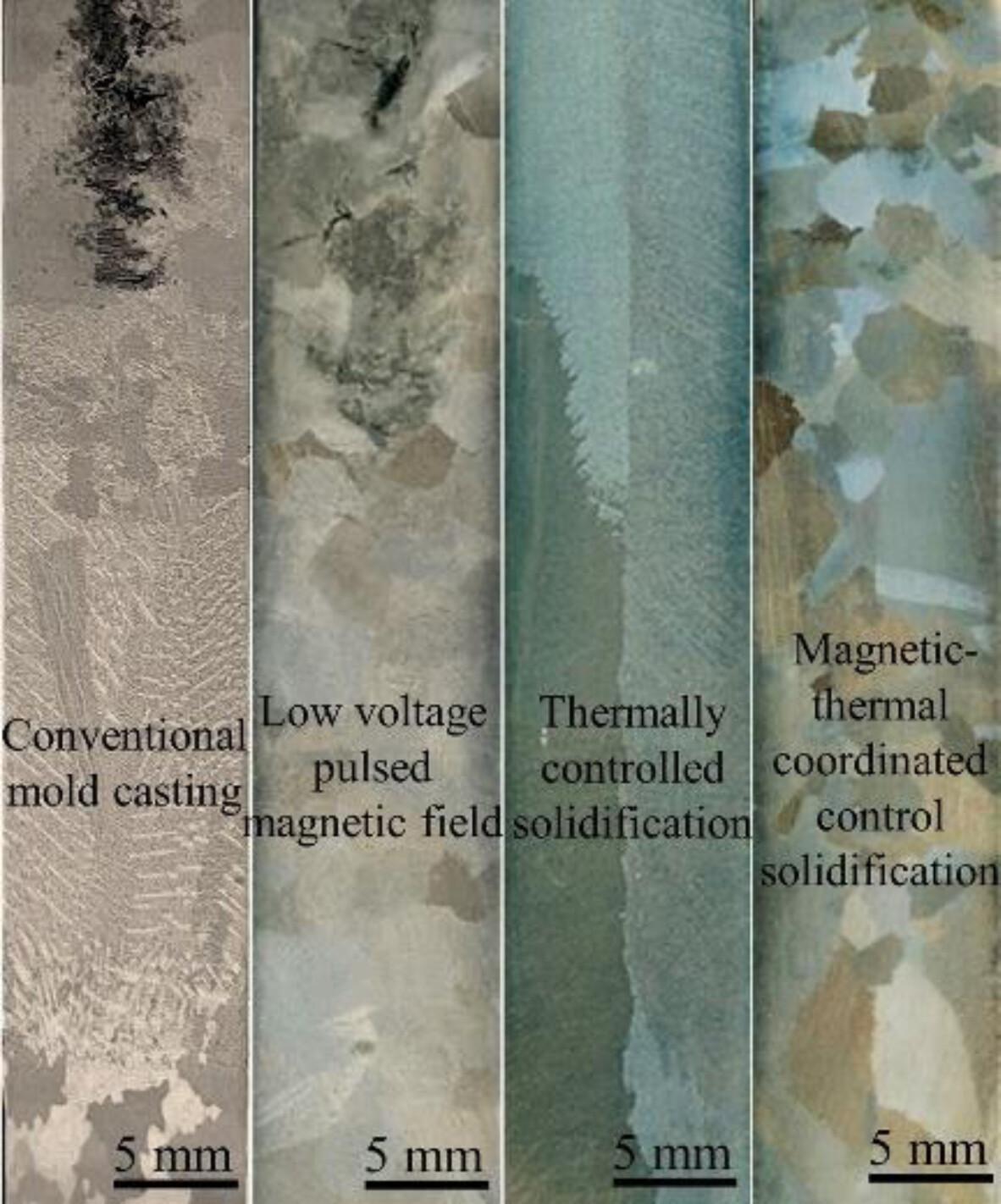 Effect of magnetic-thermal coordinated control solidification on grains and porosities of a superalloy K4169
      Einfluss magnetisch-thermisch koordinierter, kontrollierter Erstarrung auf Körner und Porositäten einer Superlegierung K4169