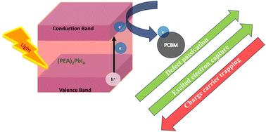 Effect of PCBM nanoparticles in lead-based layered (PEA)2PbI4 perovskite thin films†