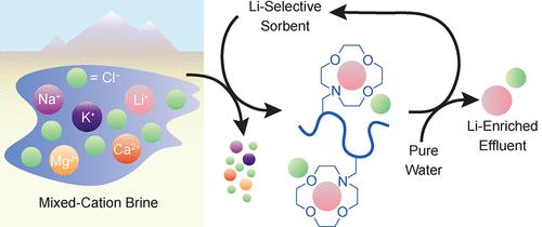 Microporous Polymer Sorbents for Direct Lithium Extraction