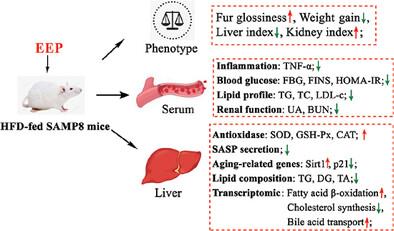 Ethanol Extract of Propolis Attenuates Liver Lipid Metabolism Disorder in High-Fat Diet-Fed SAMP8 Mice