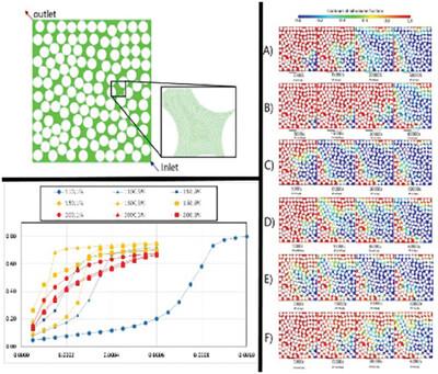 Numerical Study on Effects of Nanoparticles Concentration and Steam Flow Rate on Oil Recovery from a Model Porous Medium