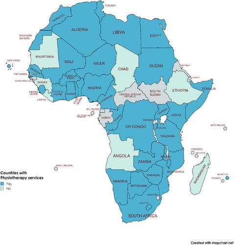 Paediatric oncology physiotherapy in Africa: International Society of Paediatric Oncology (SIOP) Global Mapping Programme