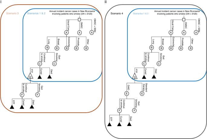 Cost-effectiveness of point of care smoking cessation interventions in oncology clinics