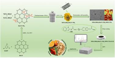 Efficient detection of carbendazim using an electrochemical sensor for a novel NiFeLDH@HsGY-NH2/MWCNTs heterostructure with lattice-strain†