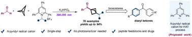 A HAT process of N-pyridyl radical cations for the synthesis of benzophenone-type bioisosteres†