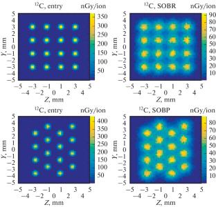 Proton and Carbon-Ion Minibeam Therapy: From Modeling to Treatment