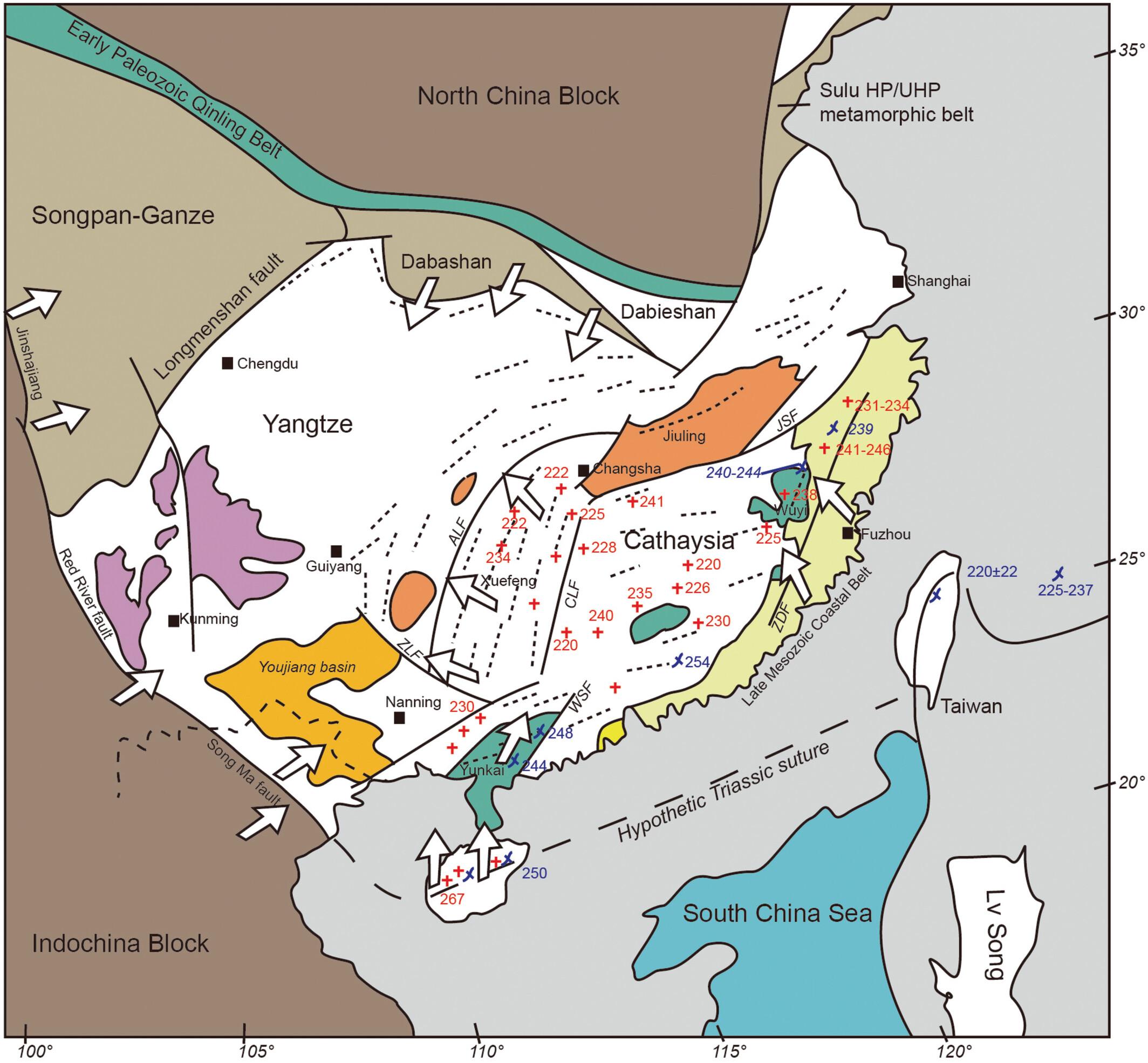 Structural and chronological constraints for Longquan-Badu ductile shear zone: Implication for Triassic intraplate orogeny in South China Block