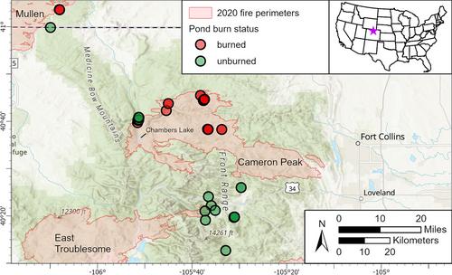 Post-fire sediment attenuation in beaver ponds, Rocky Mountains, CO and WY, USA