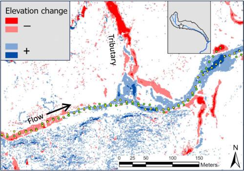 Redistribution of debris-flow sediment following severe wildfire and floods in the Jemez Mountains, New Mexico, USA