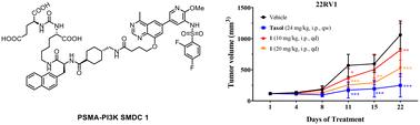 Design, synthesis and biological evaluation of a novel PSMA–PI3K small molecule drug conjugate†