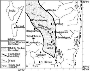 STL decomposition analysis for anomaly detection in soil radon and thoron concentrations along Chite fault in Aizawl