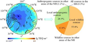 Dioxins in the Arctic: local sources vs. long-range transport†