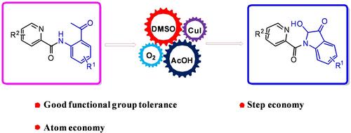 Copper‐Catalyzed Oxidative Intramolecular Cyclization for the Synthesis of 2‐Hydroxy‐Indolin‐3‐Ones