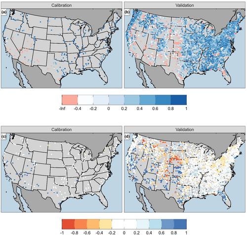 Contiguous United States hydrologic modeling using the Hillslope Link Model TETIS