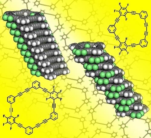 Columnar Organization of Nonalternant Fluorinated Dehydrobenzannulenes