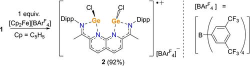 Single-Electron Oxidation, Chloride Abstraction, and Hydride-Induced Decomposition of a Dichloro-Bis(Germylene)