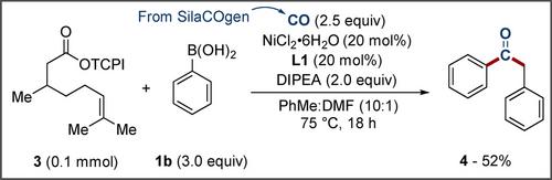 Nickel Catalyzed Carbonylative Cross Coupling for Direct Access to Isotopically Labeled Alkyl Aryl Ketones