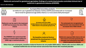 Metformin and small for gestational age babies: findings of a randomised placebo-controlled clinical trial of metformin in gestational diabetes (EMERGE)