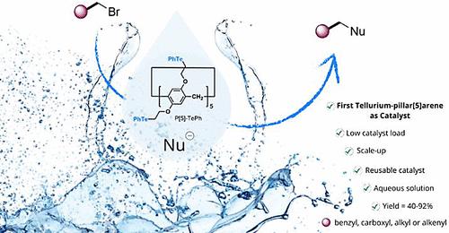 Telluride-Based Pillar[5]arene: A Recyclable Catalyst for Alkylation Reactions in Aqueous Solution.