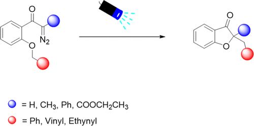 Visible-Light-Driven Synthesis of Dihydroaurones from Aromatic Diazo Compounds.